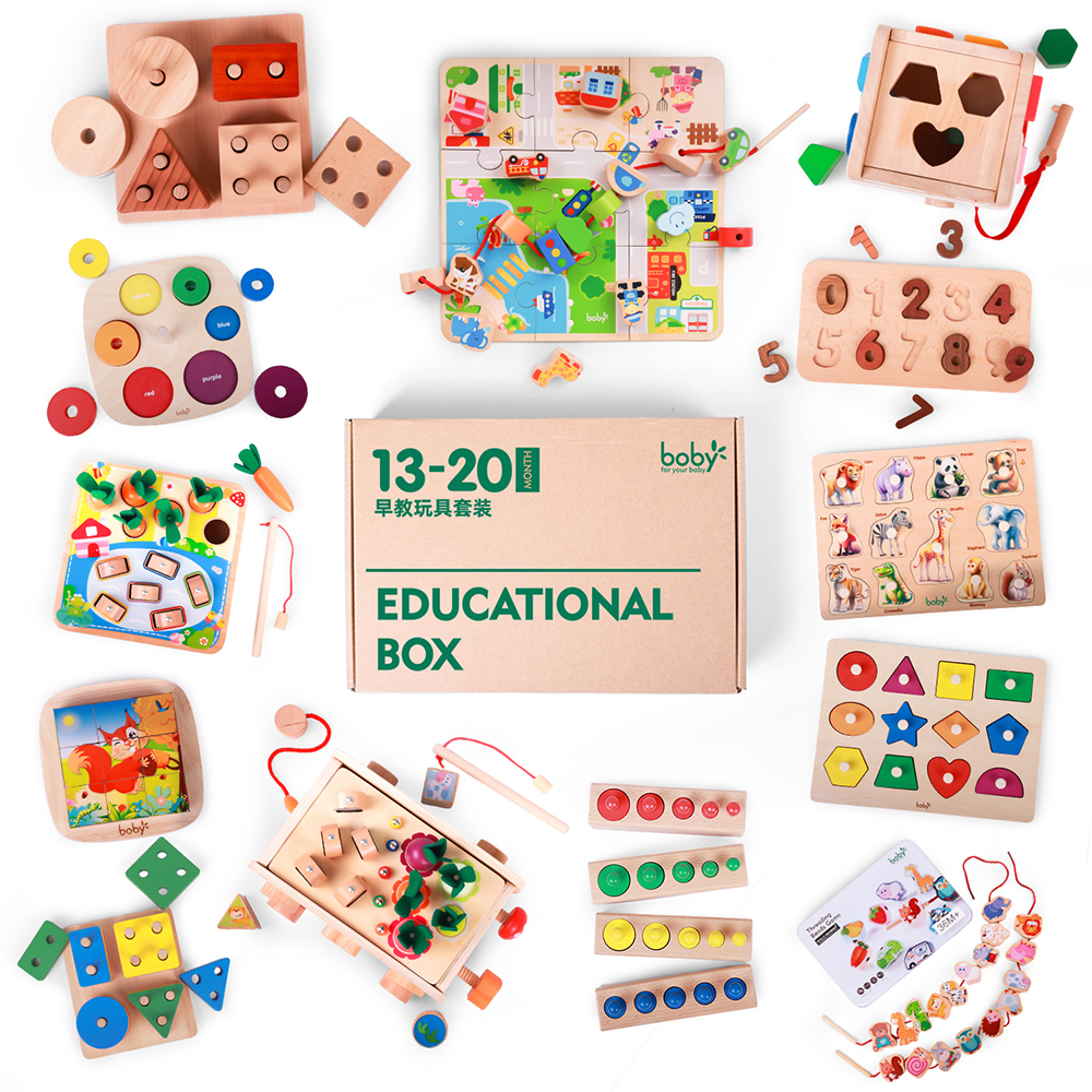 13-20M Montessori Full‑set Wooden Educational Toys