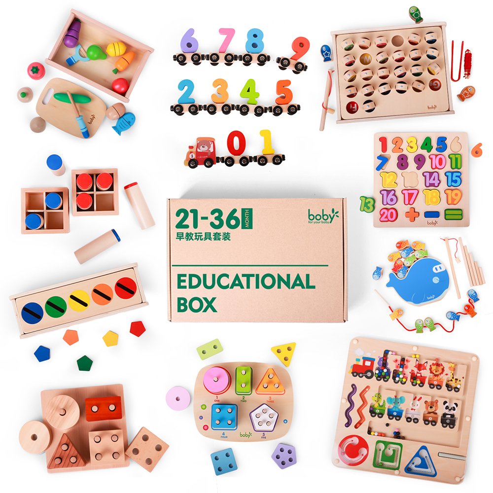 21-36M Montessori Full‑set Wooden Educational Toys