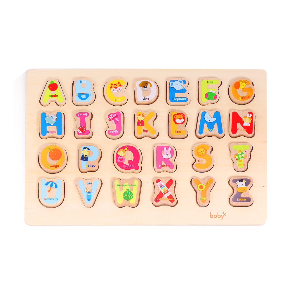 Wooden Chunky Alphabet Matching Puzzle