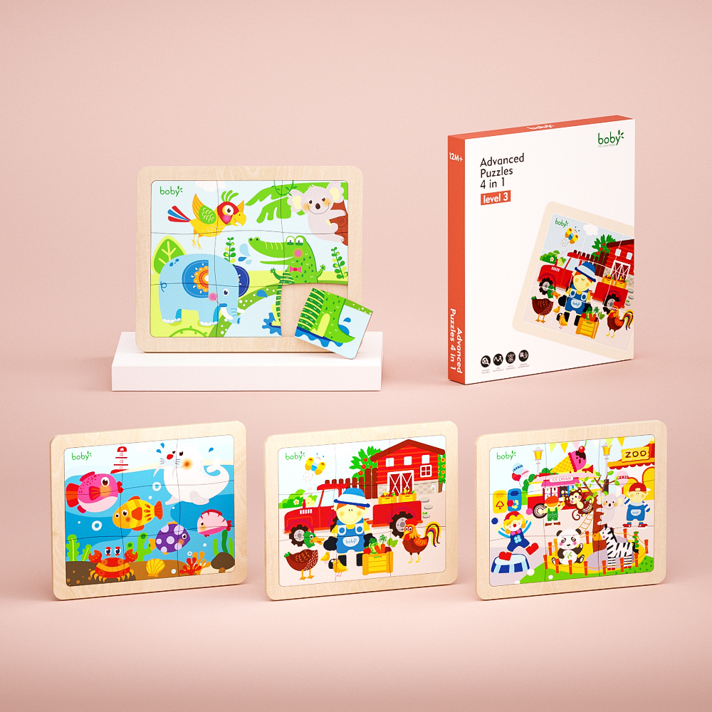 Advanced Puzzles 4 in 1