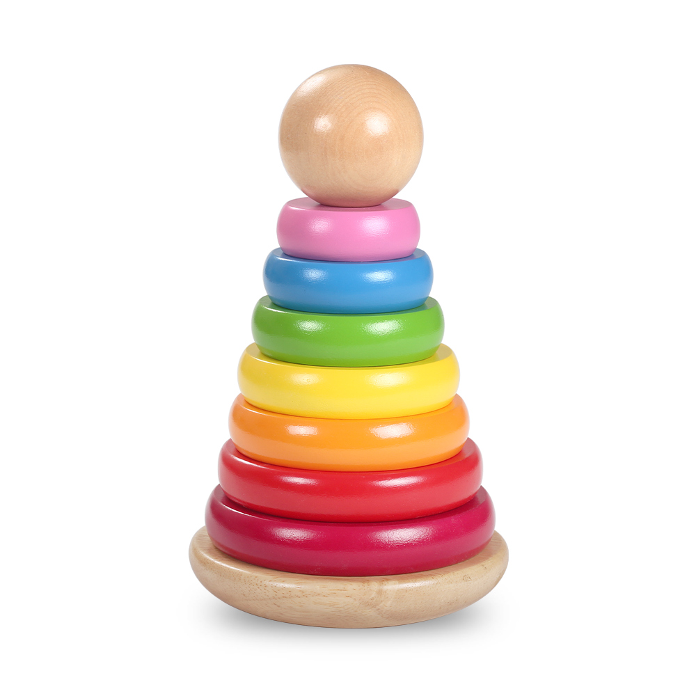 Wooden Rainbow Stacker