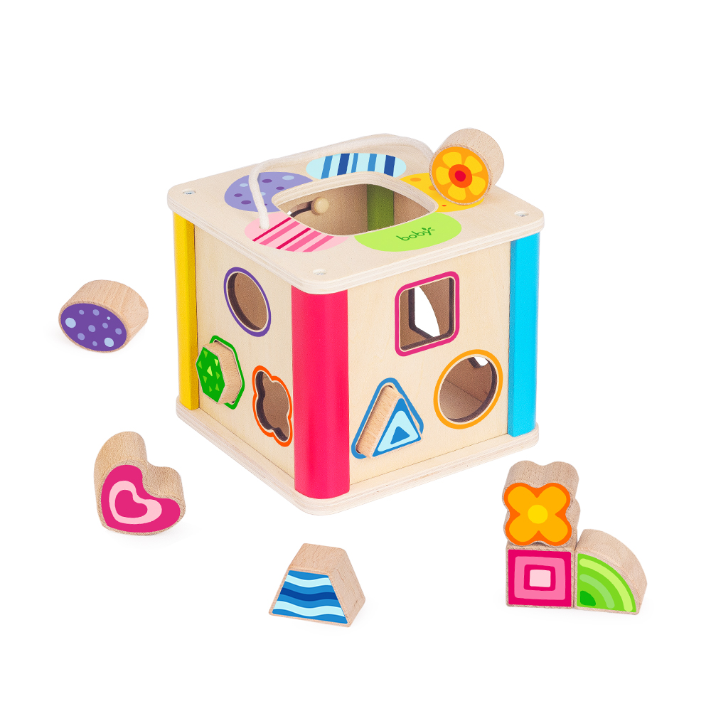 Wooden Flower Shape Sorter Blocks