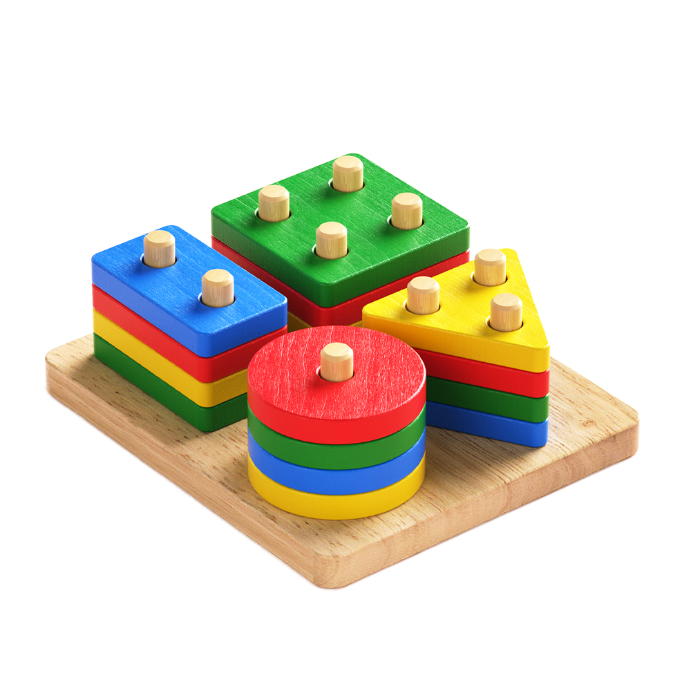 Solid Wood Geometric Sorter