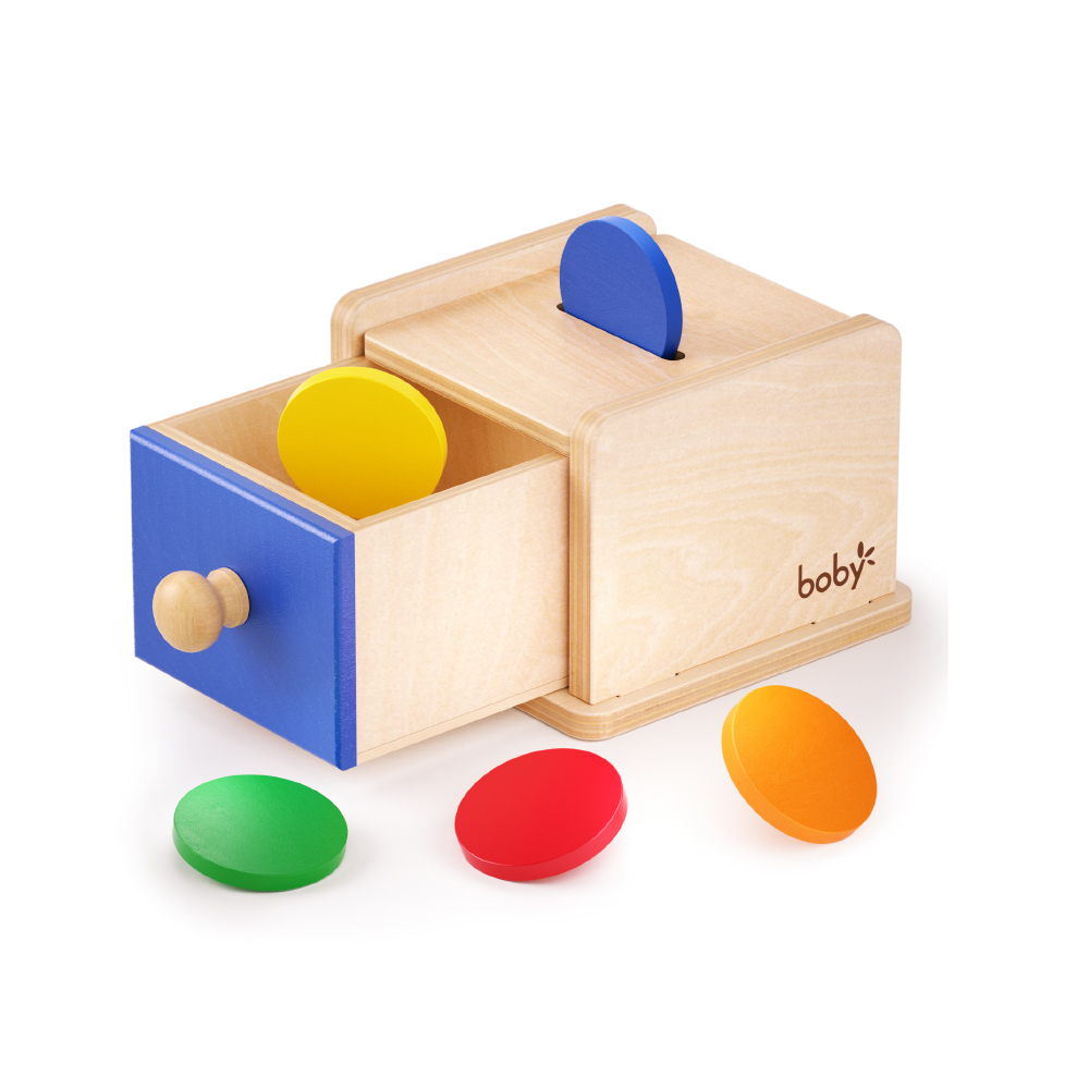 Wooden Imbucare Box with Discs