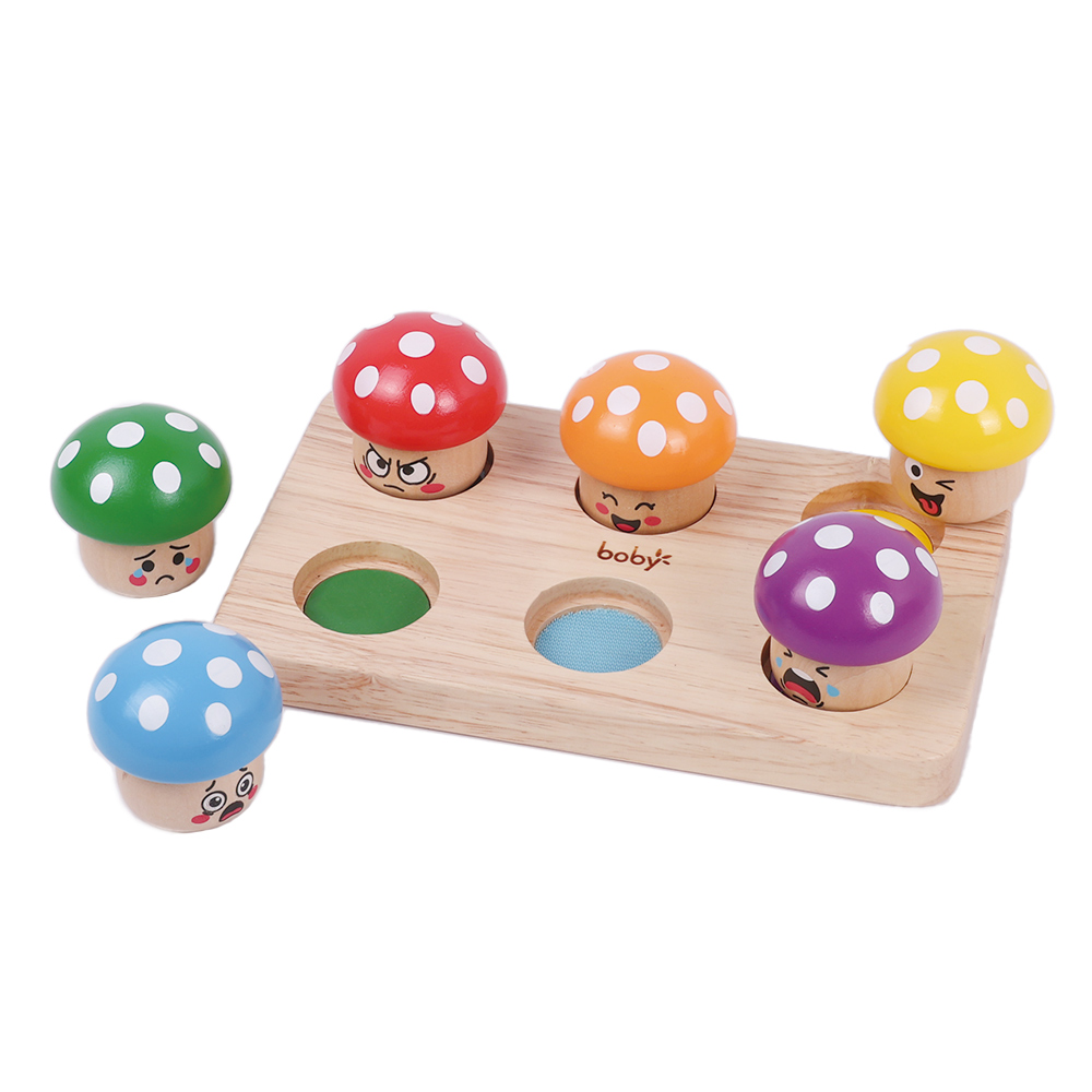 Wooden Mushroom Sound Matching Toy
