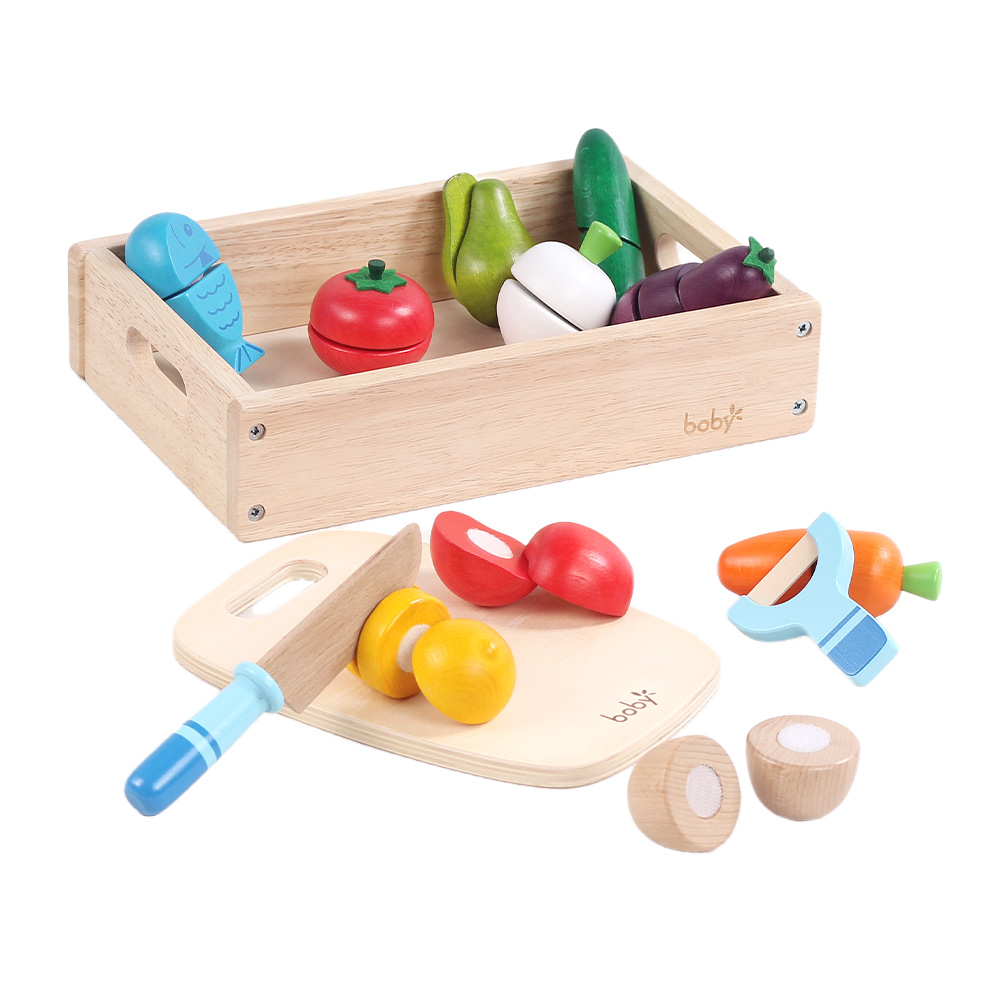 Wooden Cut Play Food