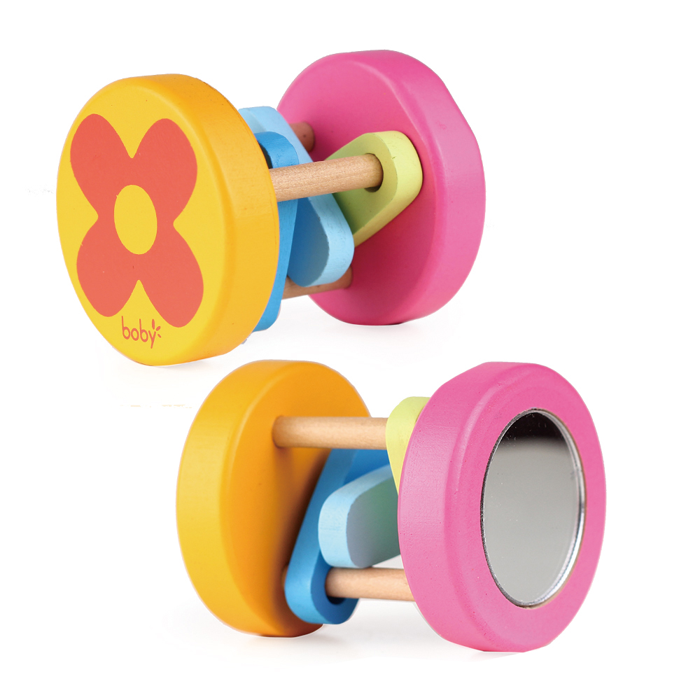 Wooden Rolling Rattle