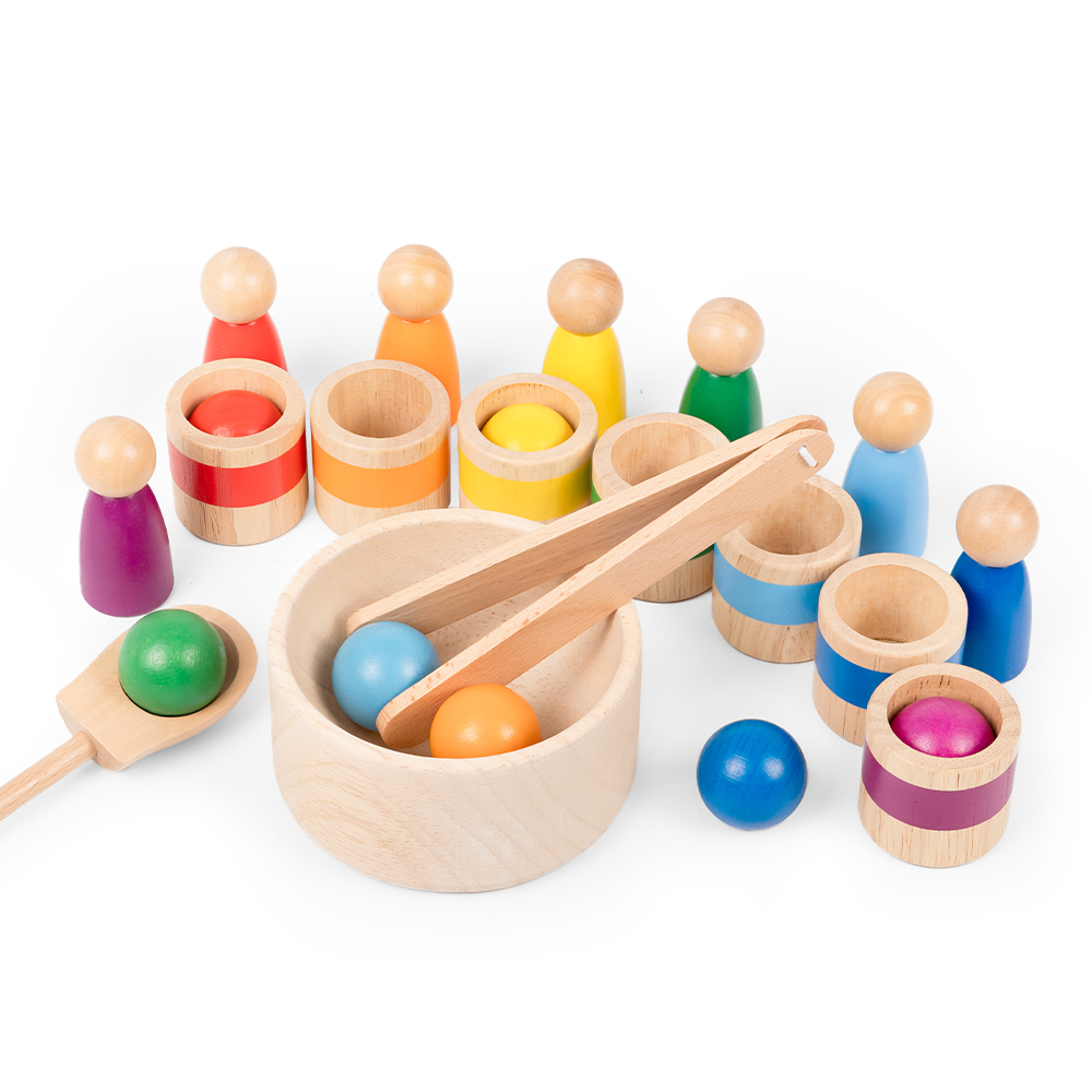 Montessori Balls & Cups Sensory Toy Set