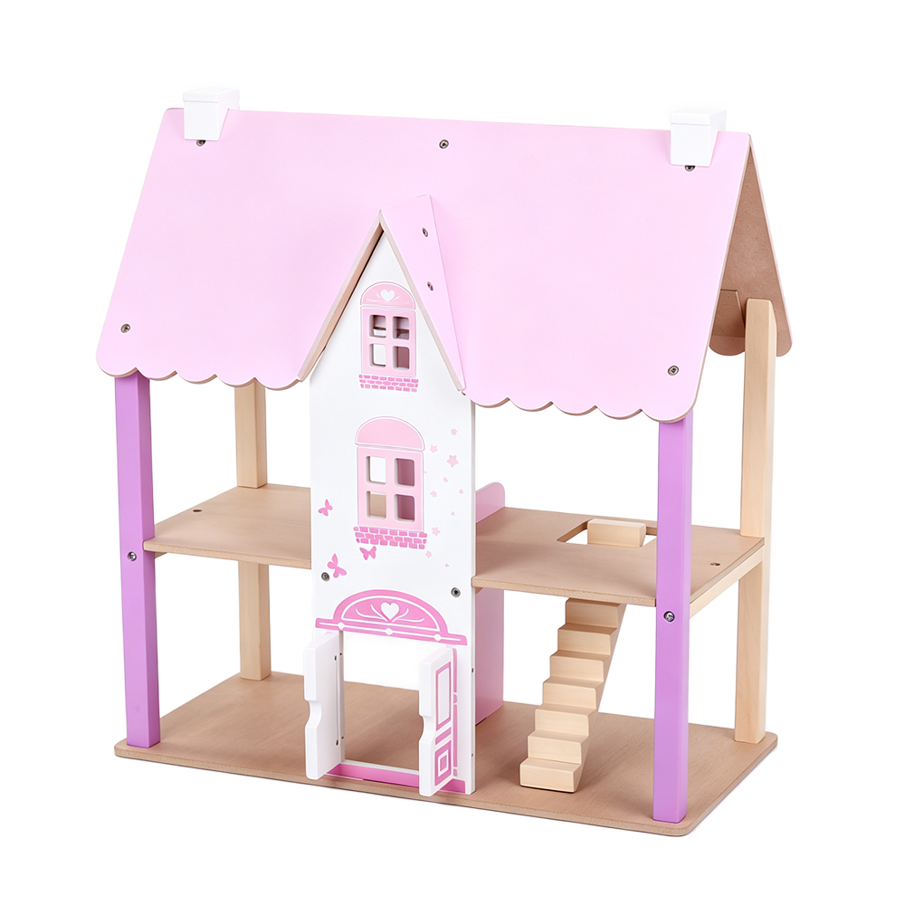 Wooden Pink Doll House