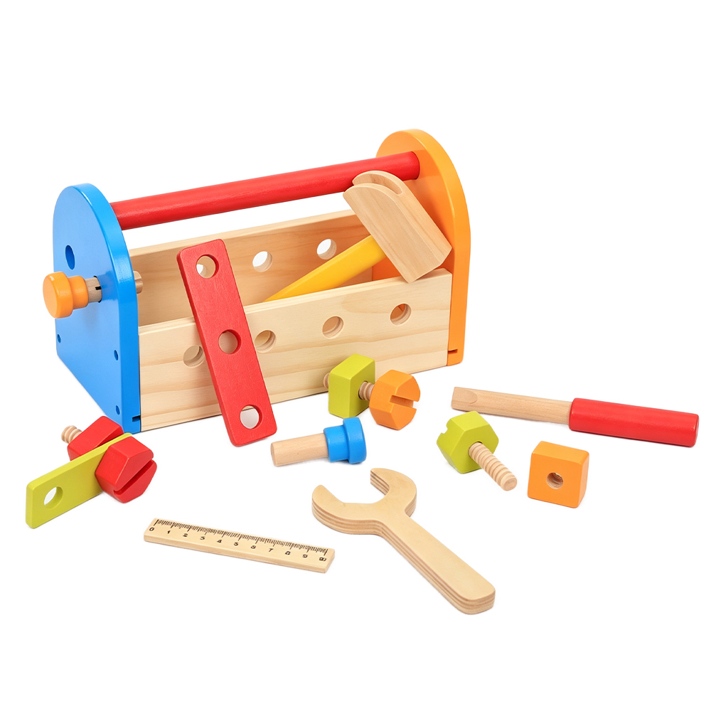 Wooden Kids Tool Box Toy