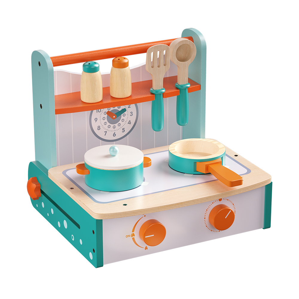 Wooden Portable Cooker Set
