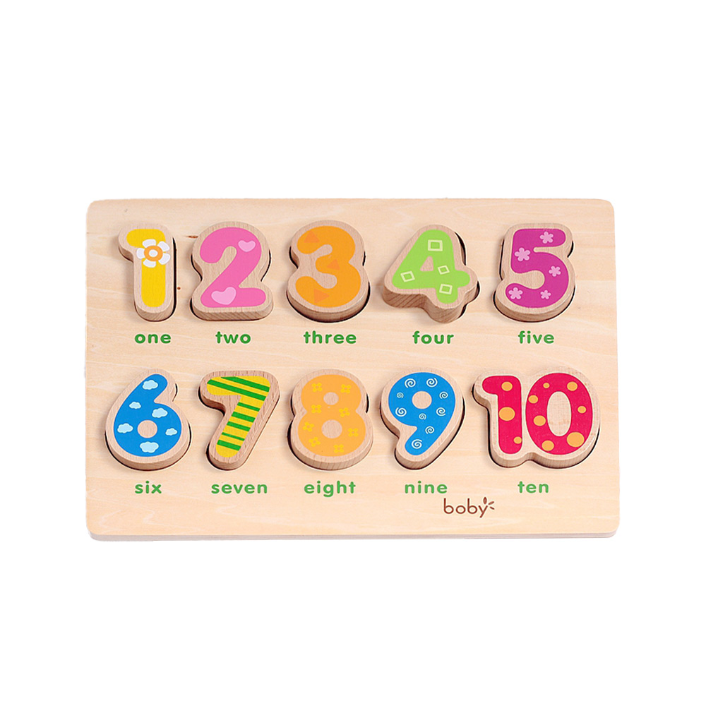 Solid Wooden Puzzle-Numbers