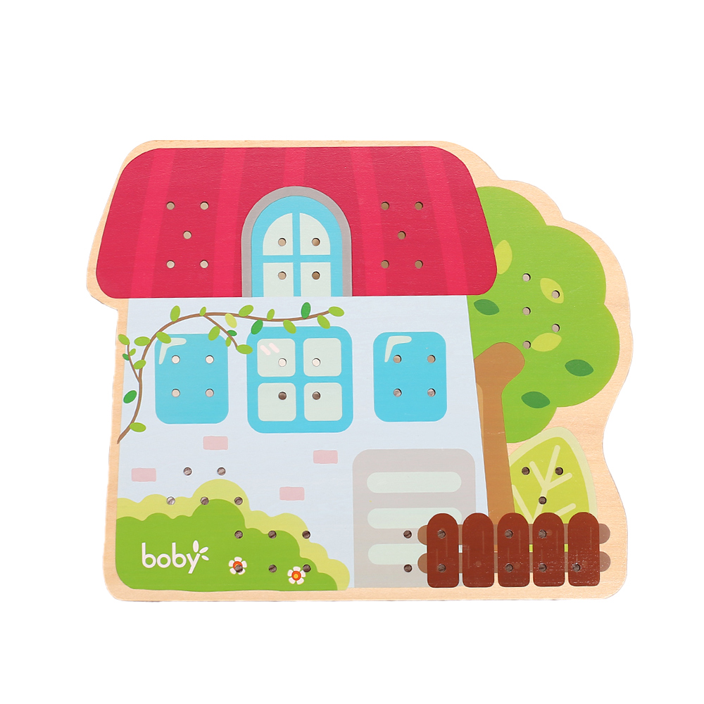 Wooden Threading Puzzle